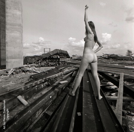 Yvonne vid sätra vattentorn 1966 20